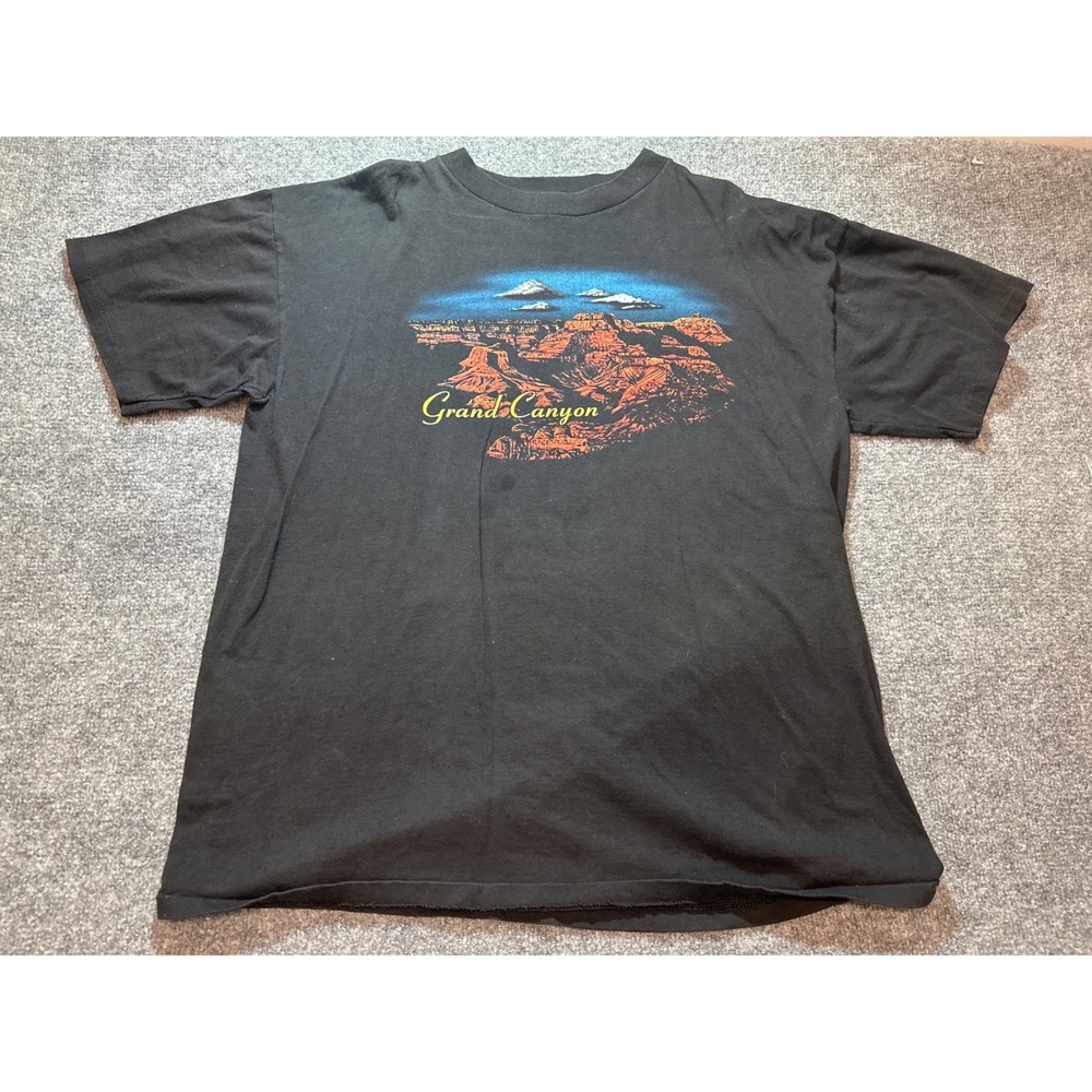 Vintage Grand Canyon XL Single Stitch Made USA Eagle T-Shirt 90s